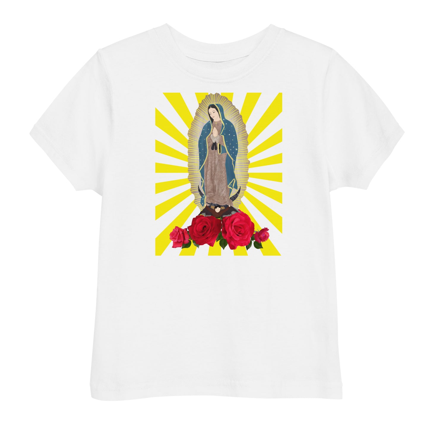 Toddler jersey t-shirt- Our Lady of Guadalupe Virgin Mary