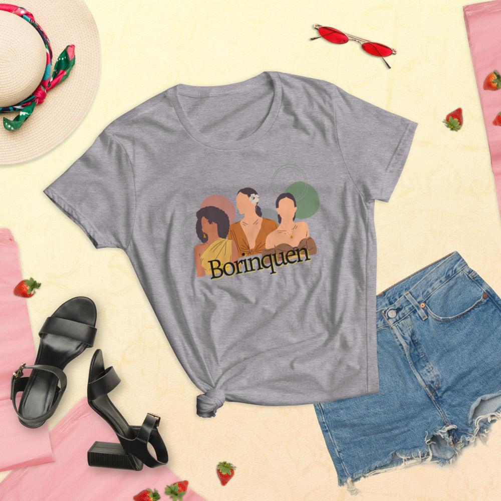 Women's short sleeve t-shirt- Borinquen