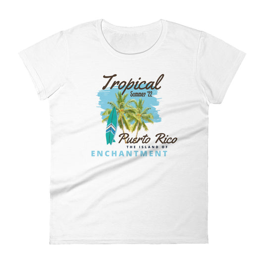 Women's short sleeve t-shirt- Puerto Rico "Enchantment"