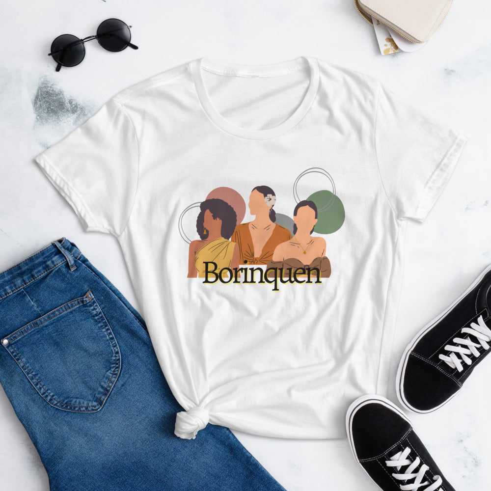 Women's short sleeve t-shirt- Borinquen