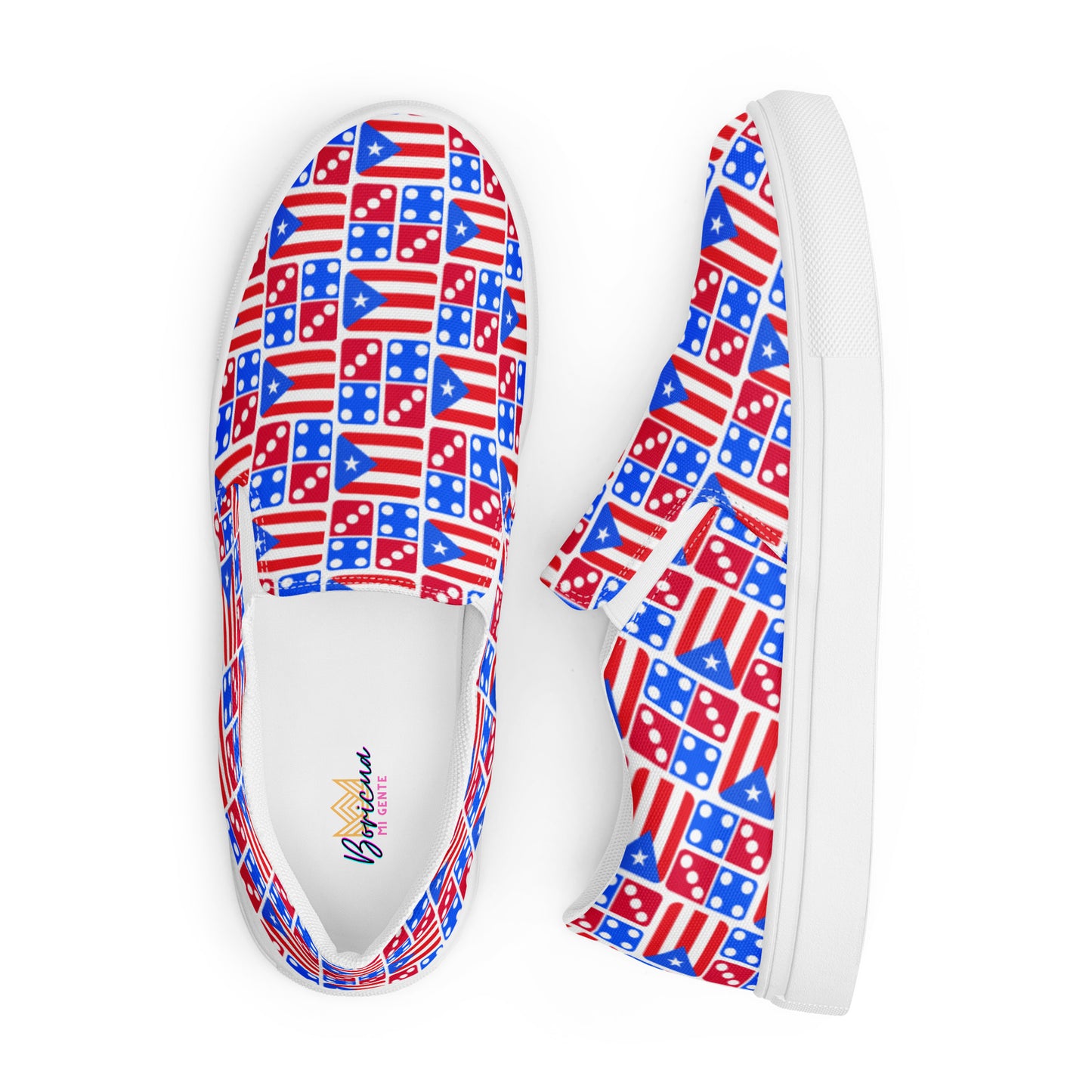 Women’s slip-on canvas shoes- PR and Domino's
