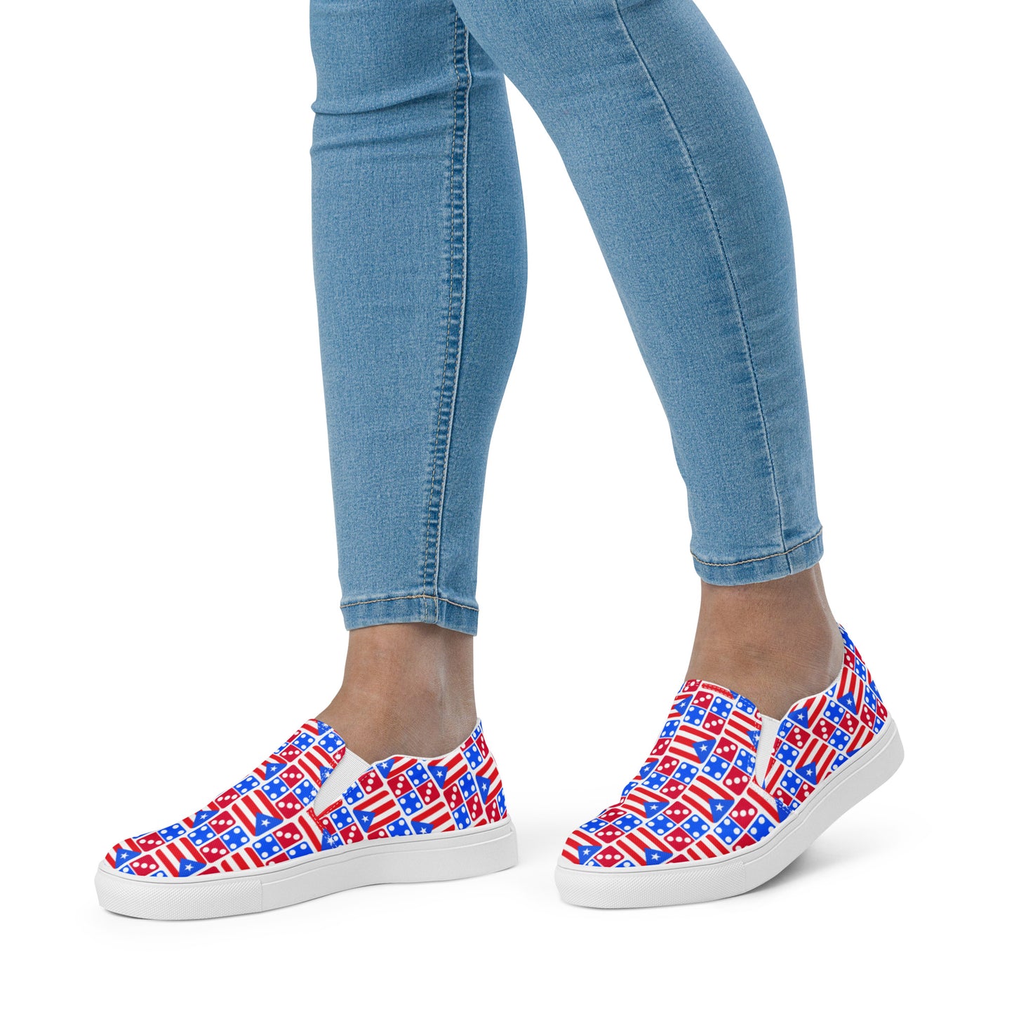 Women’s slip-on canvas shoes- PR and Domino's