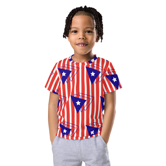 Kids crew neck t-shirt- Puerto Rico