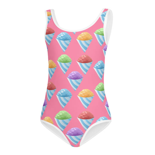 All-Over Print Kids Swimsuit- Piragua / Shaved Ice