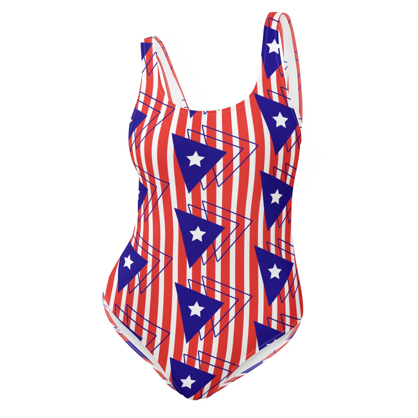 One-Piece Swimsuit- Puerto Rico Flag Vibes