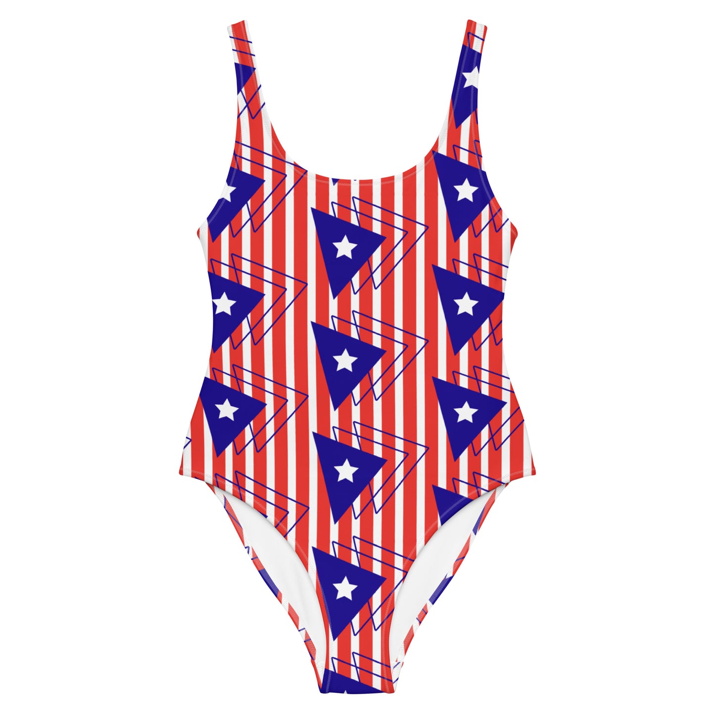 One-Piece Swimsuit- Puerto Rico Flag Vibes