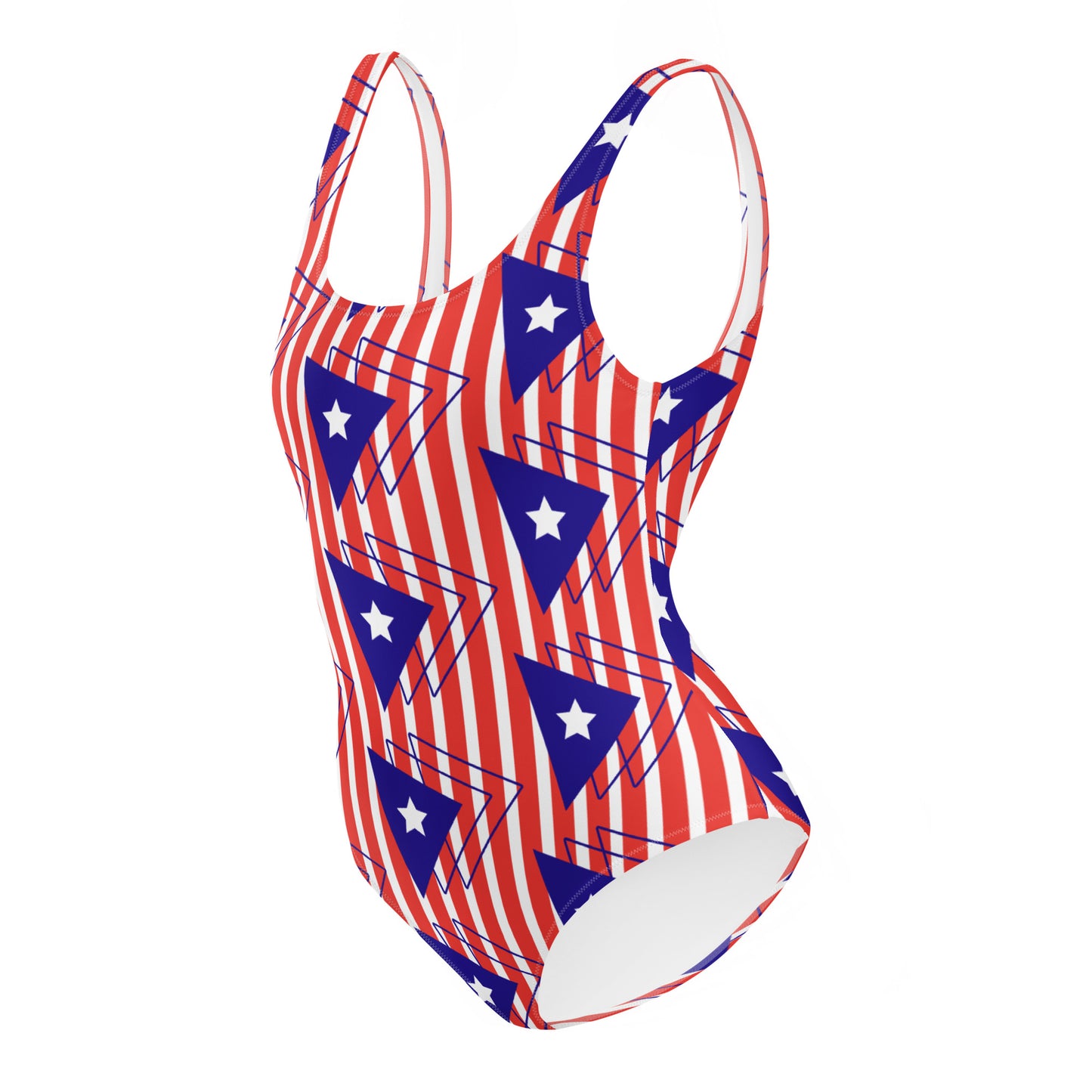 One-Piece Swimsuit- Puerto Rico Flag Vibes