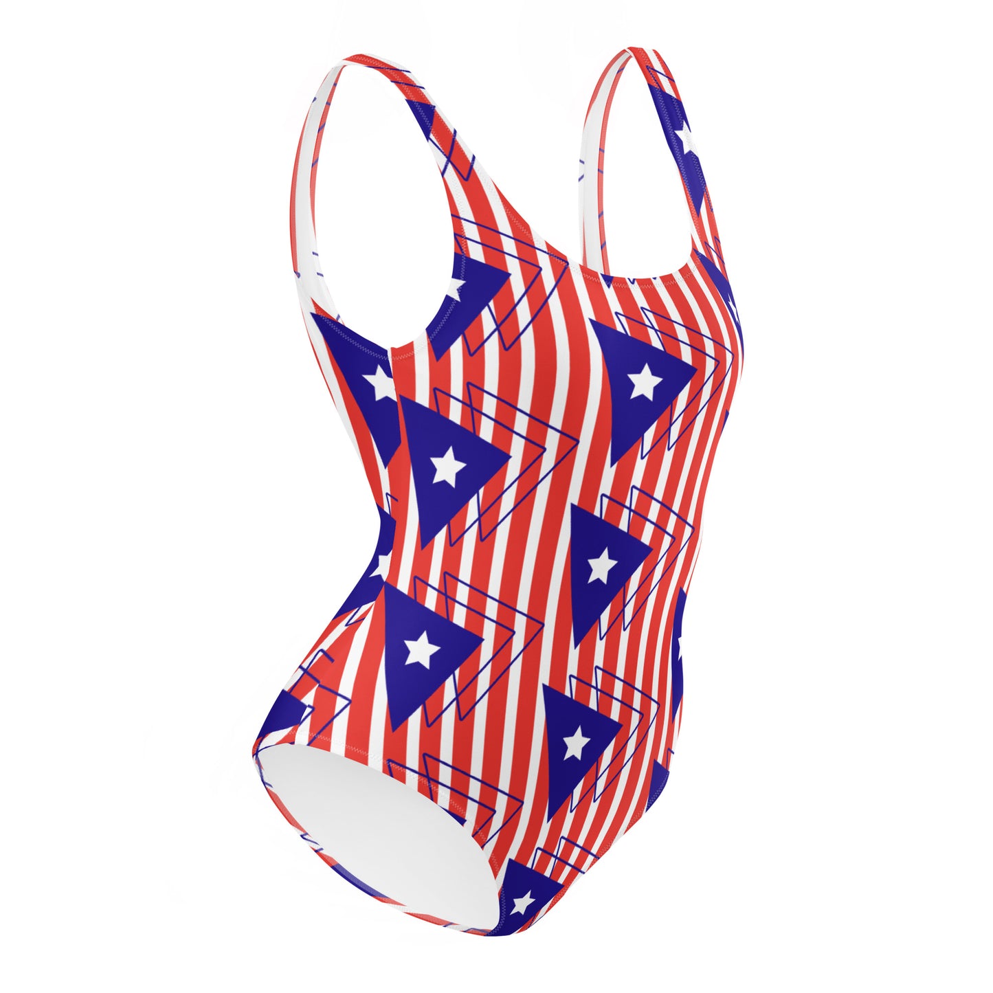 One-Piece Swimsuit- Puerto Rico Flag Vibes