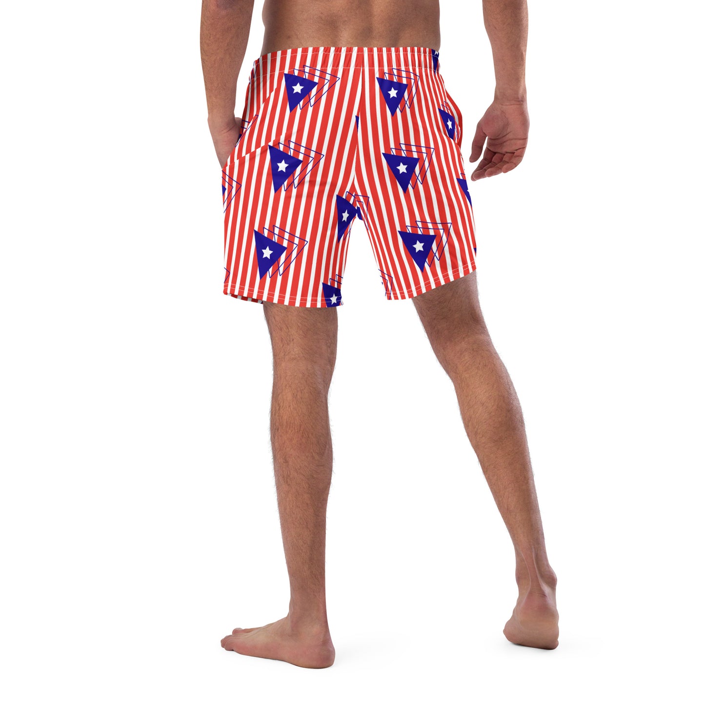 Men's swim trunks- Puerto Rican Flag