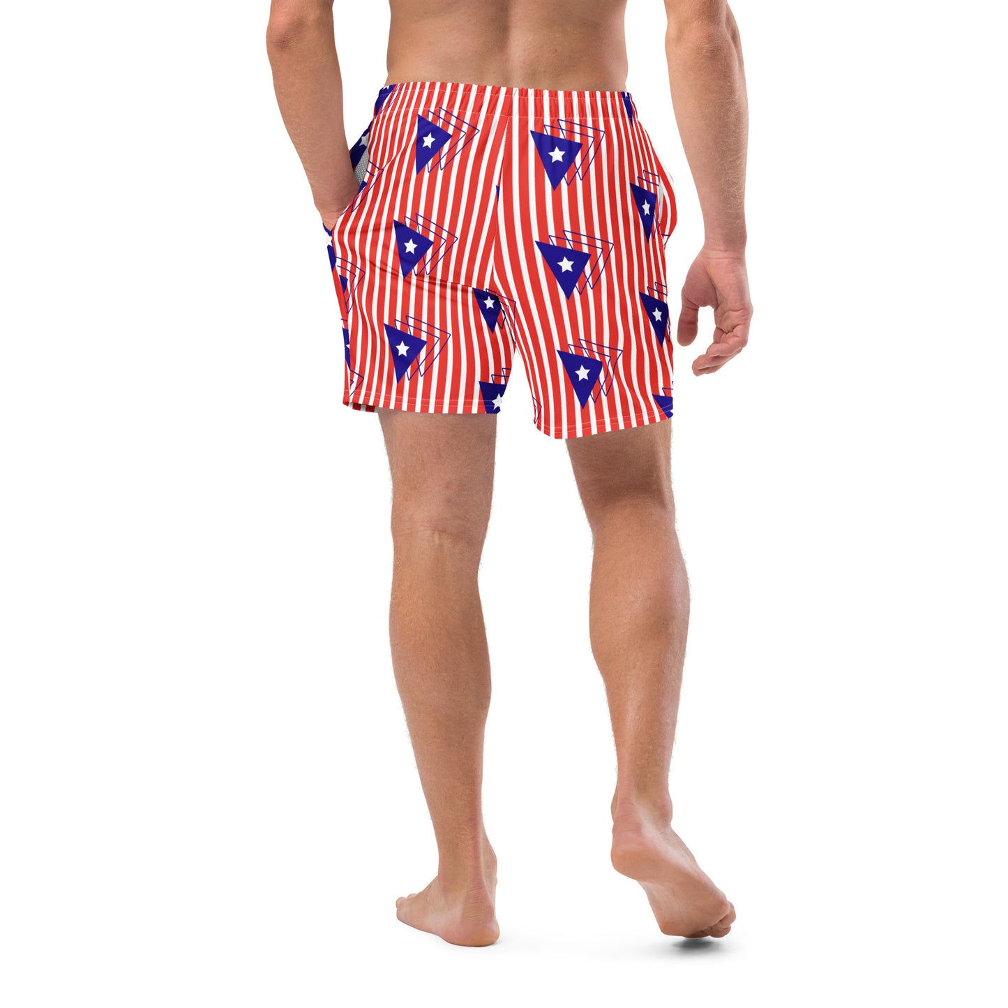 Men's swim trunks- Puerto Rican Flag