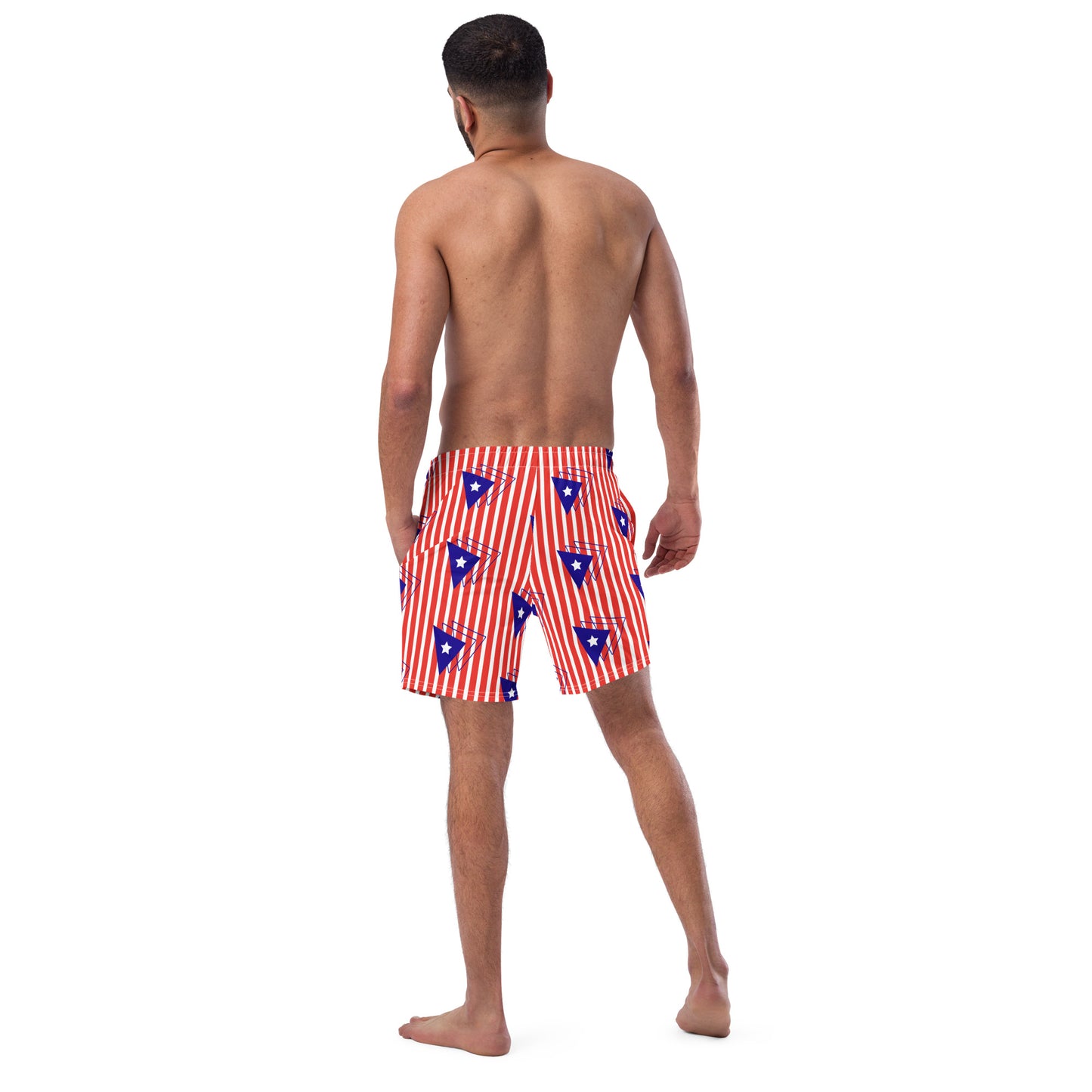 Men's swim trunks- Puerto Rican Flag