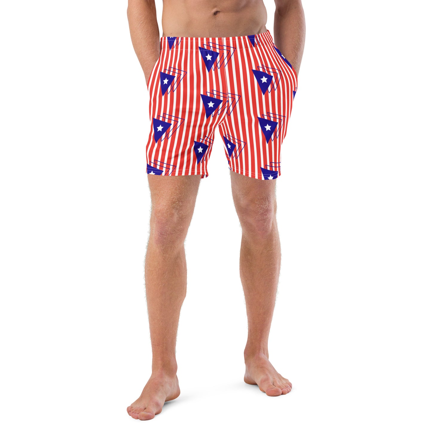 Men's swim trunks- Puerto Rican Flag