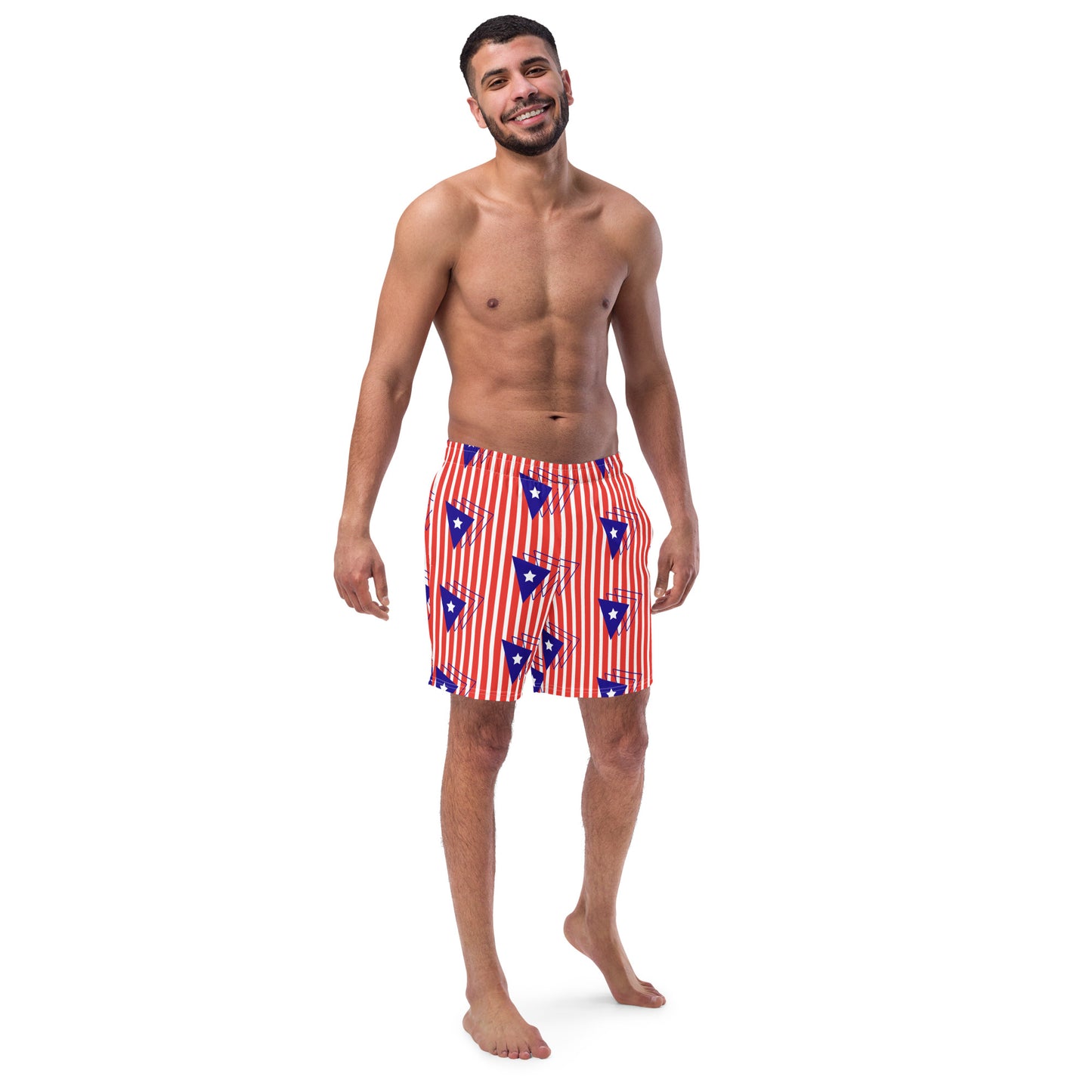 Men's swim trunks- Puerto Rican Flag