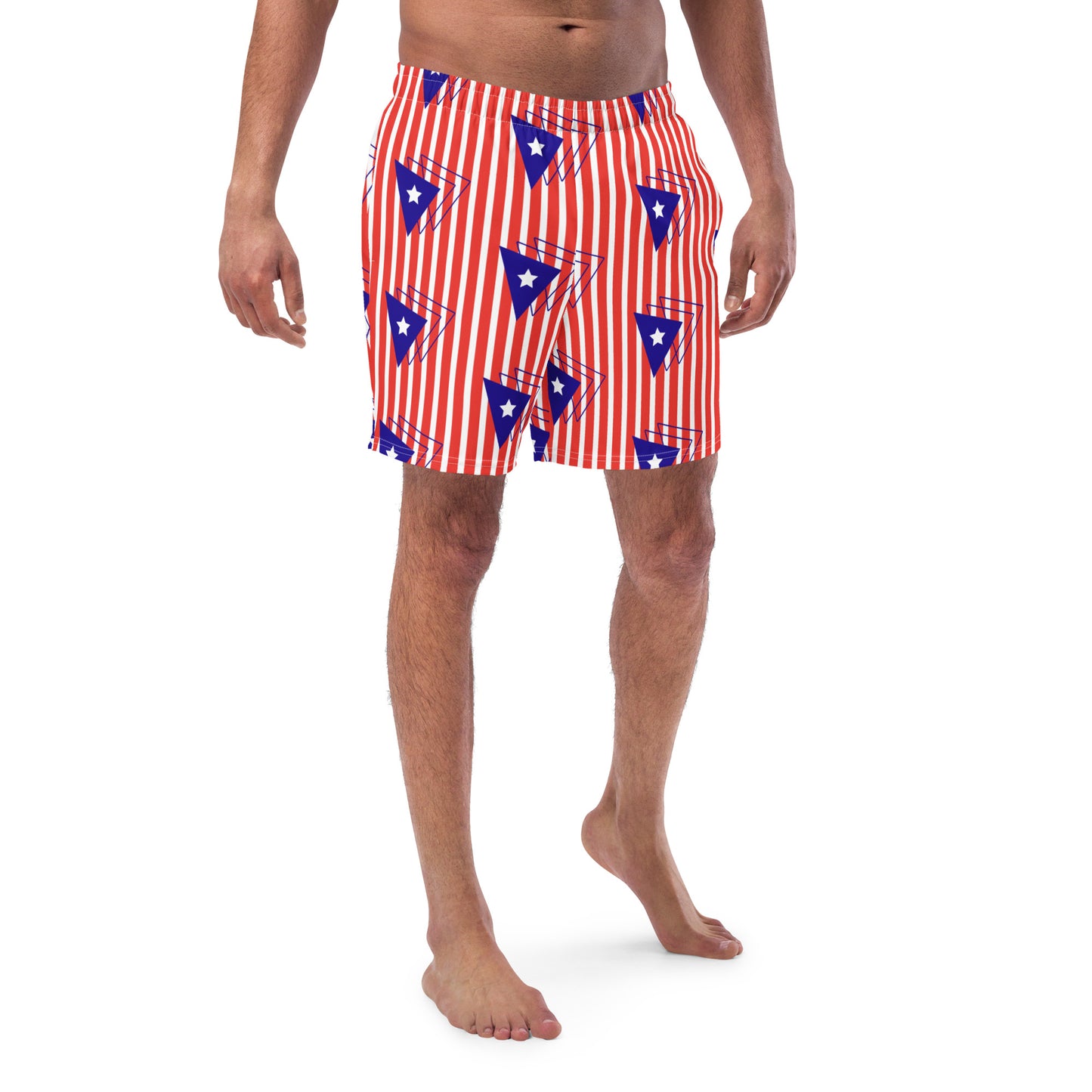 Men's swim trunks- Puerto Rican Flag