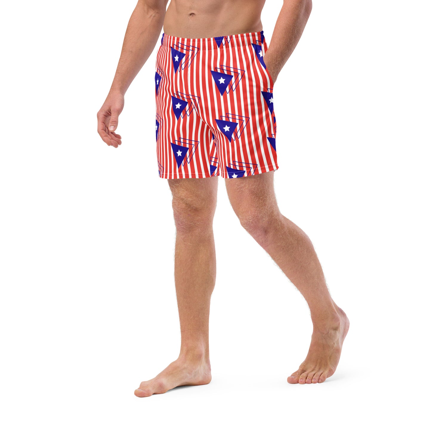 Men's swim trunks- Puerto Rican Flag