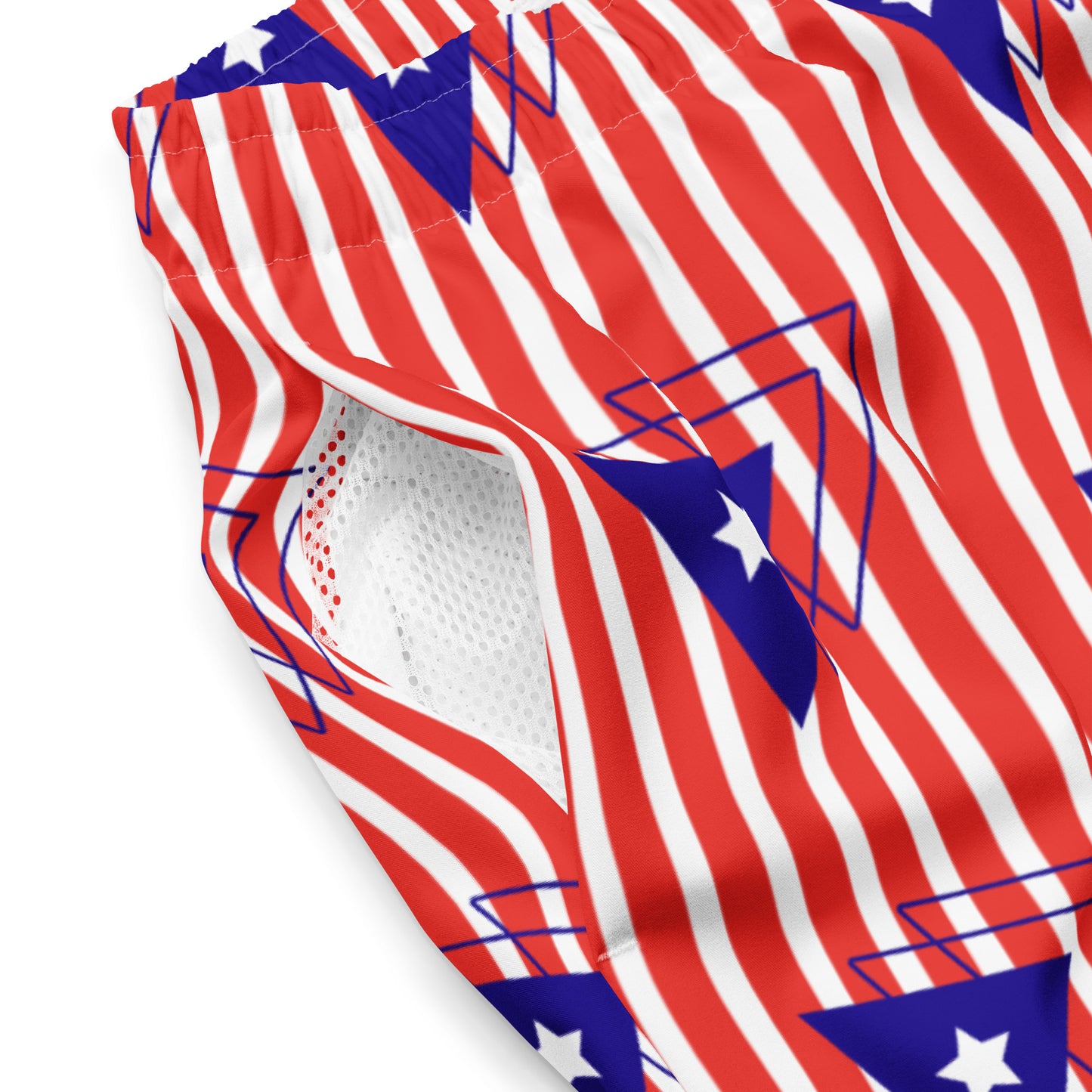 Men's swim trunks- Puerto Rican Flag