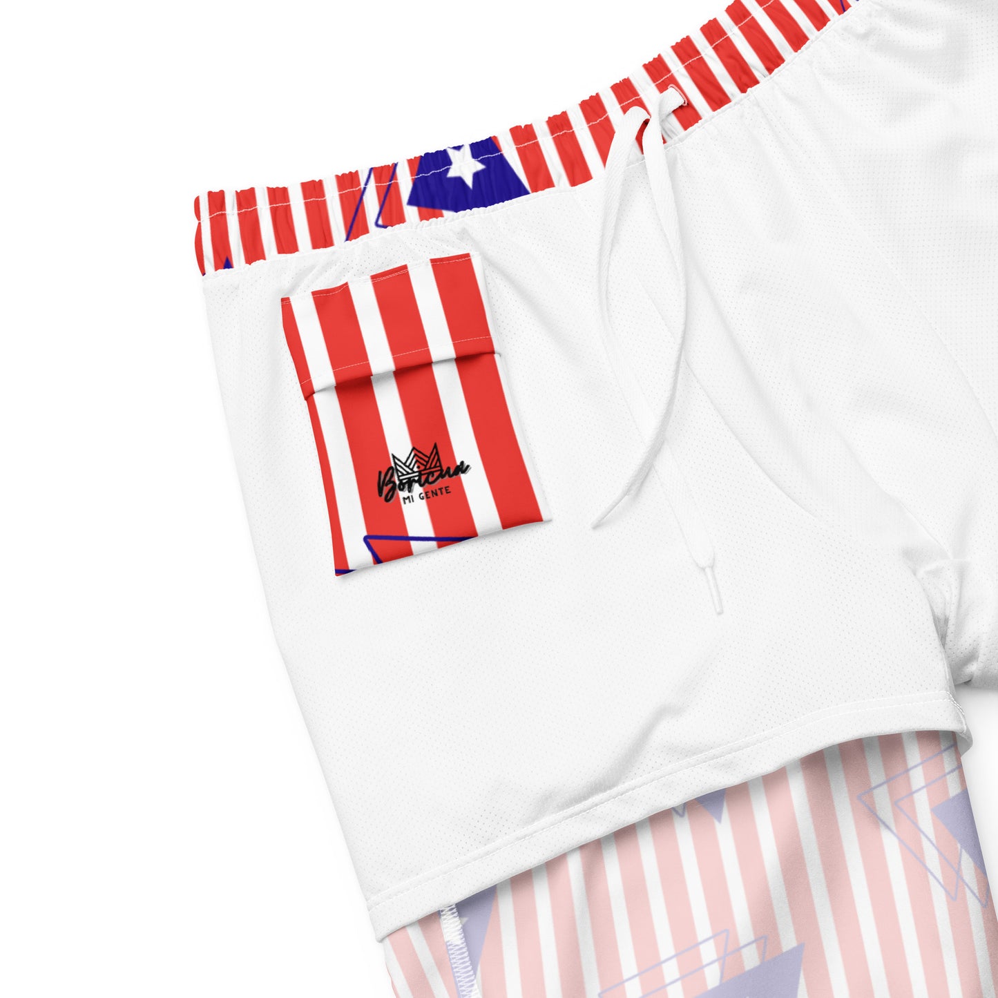 Men's swim trunks- Puerto Rican Flag