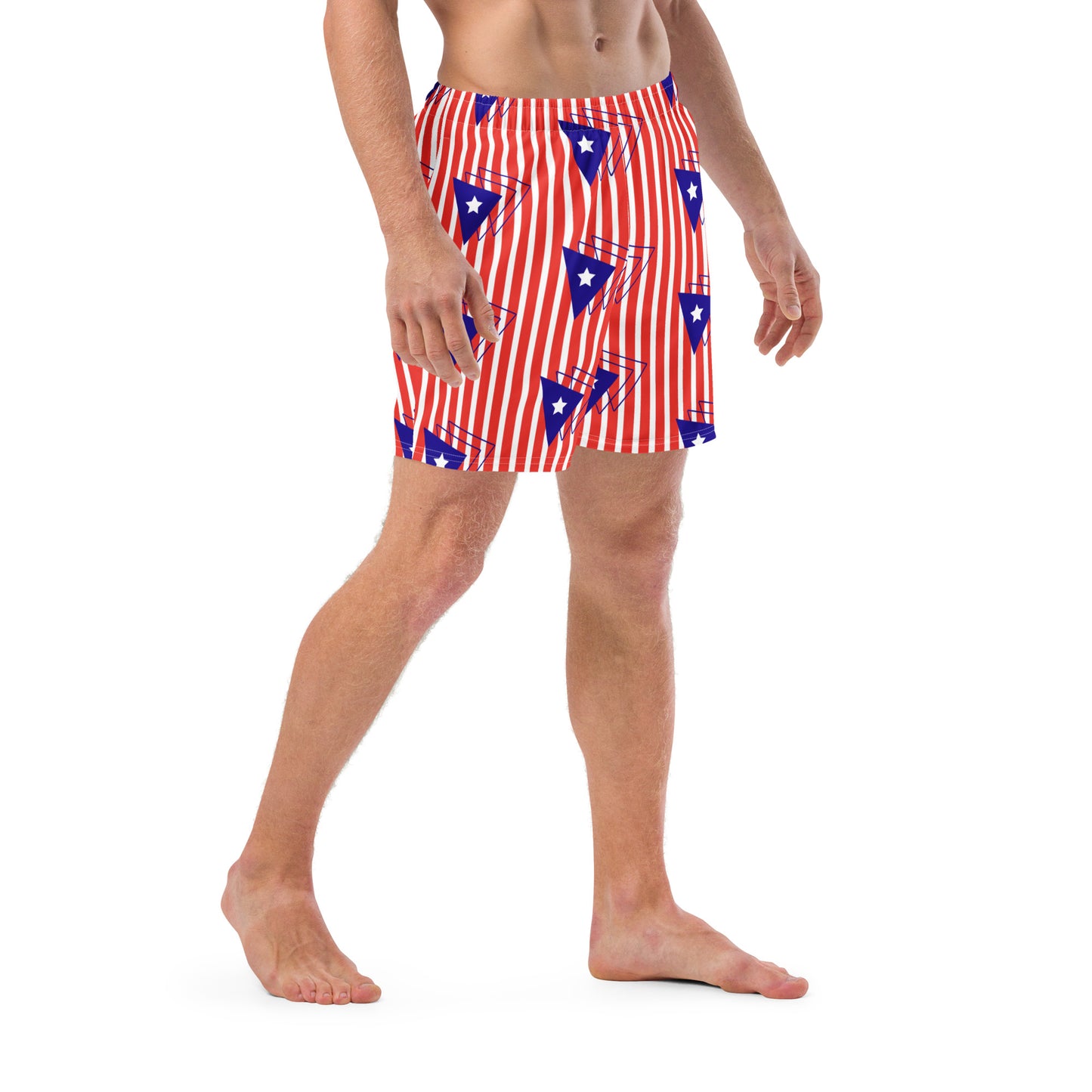 Men's swim trunks- Puerto Rican Flag