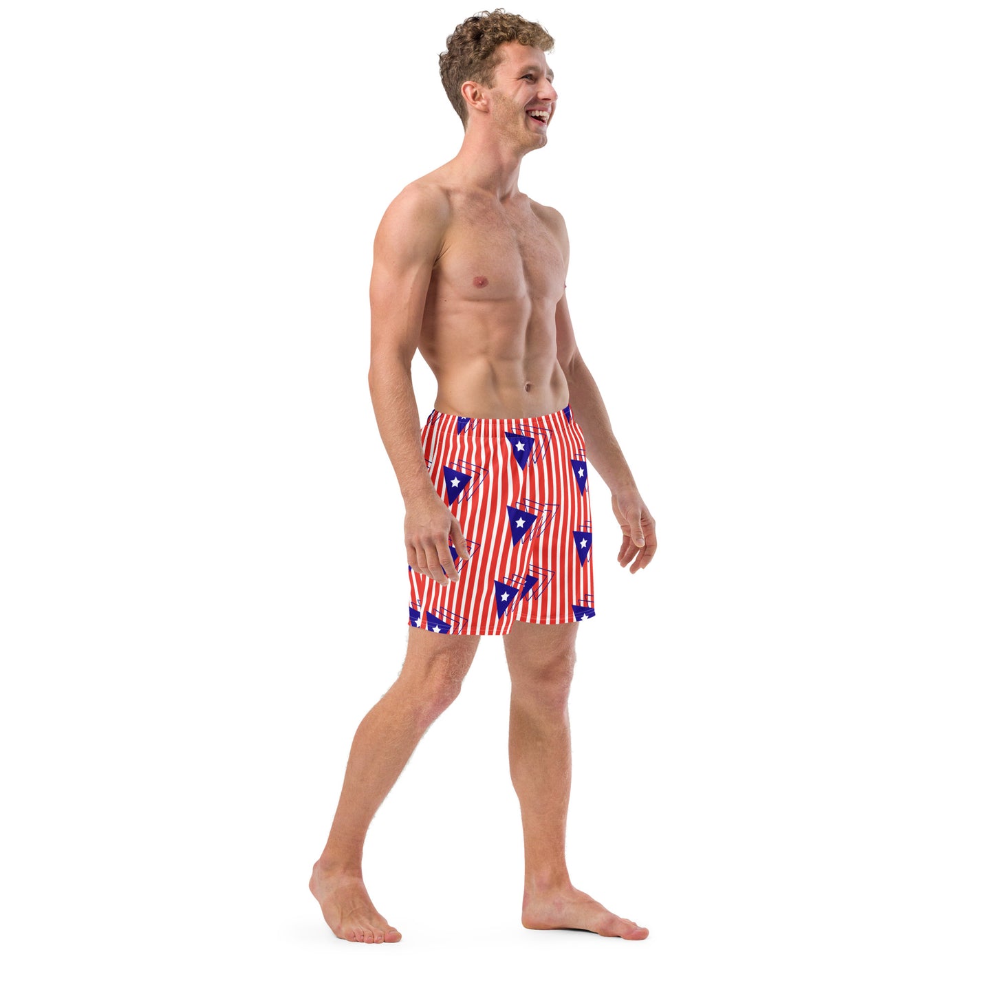 Men's swim trunks- Puerto Rican Flag