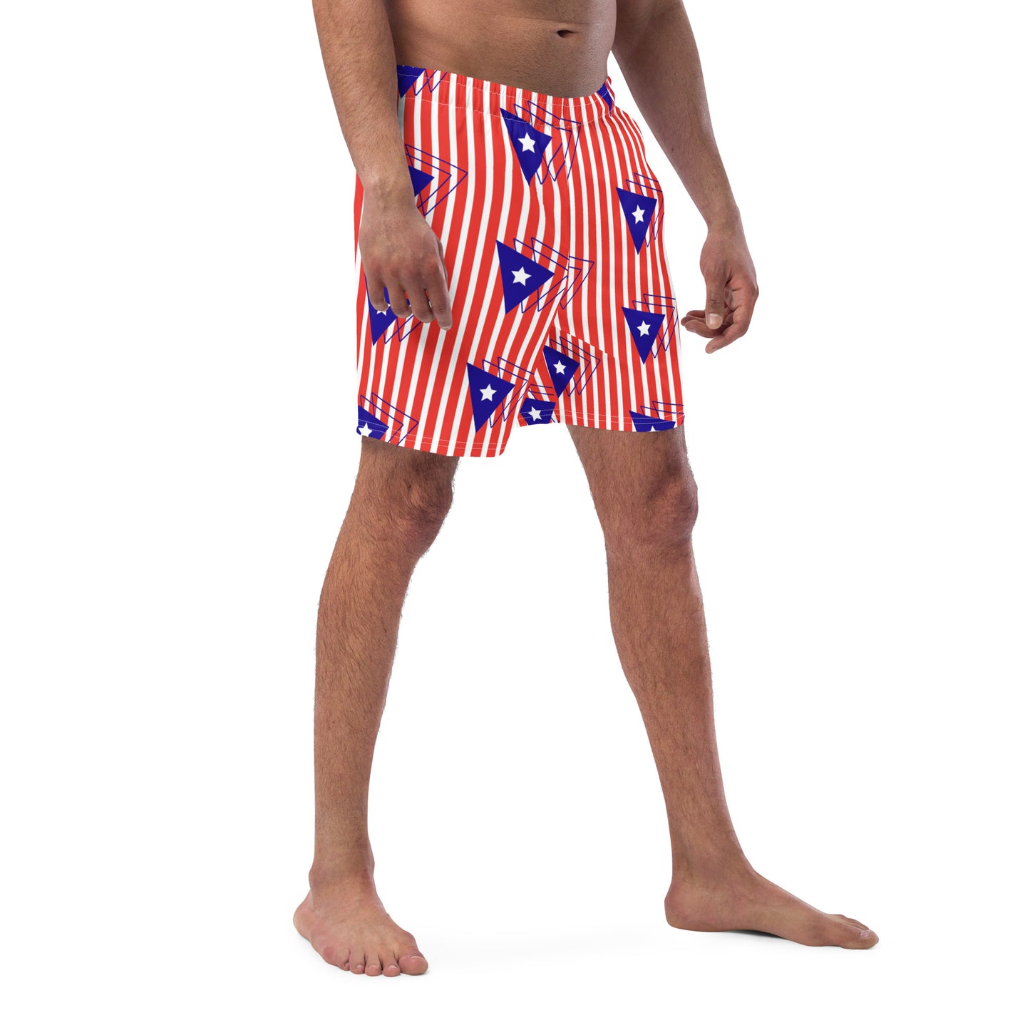 Men's swim trunks- Puerto Rican Flag