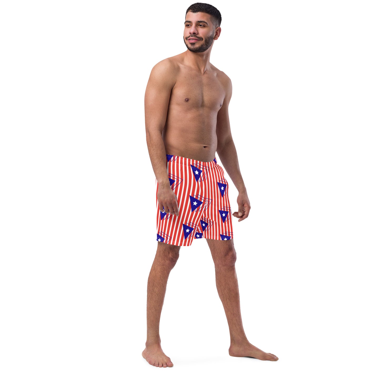 Men's swim trunks- Puerto Rican Flag