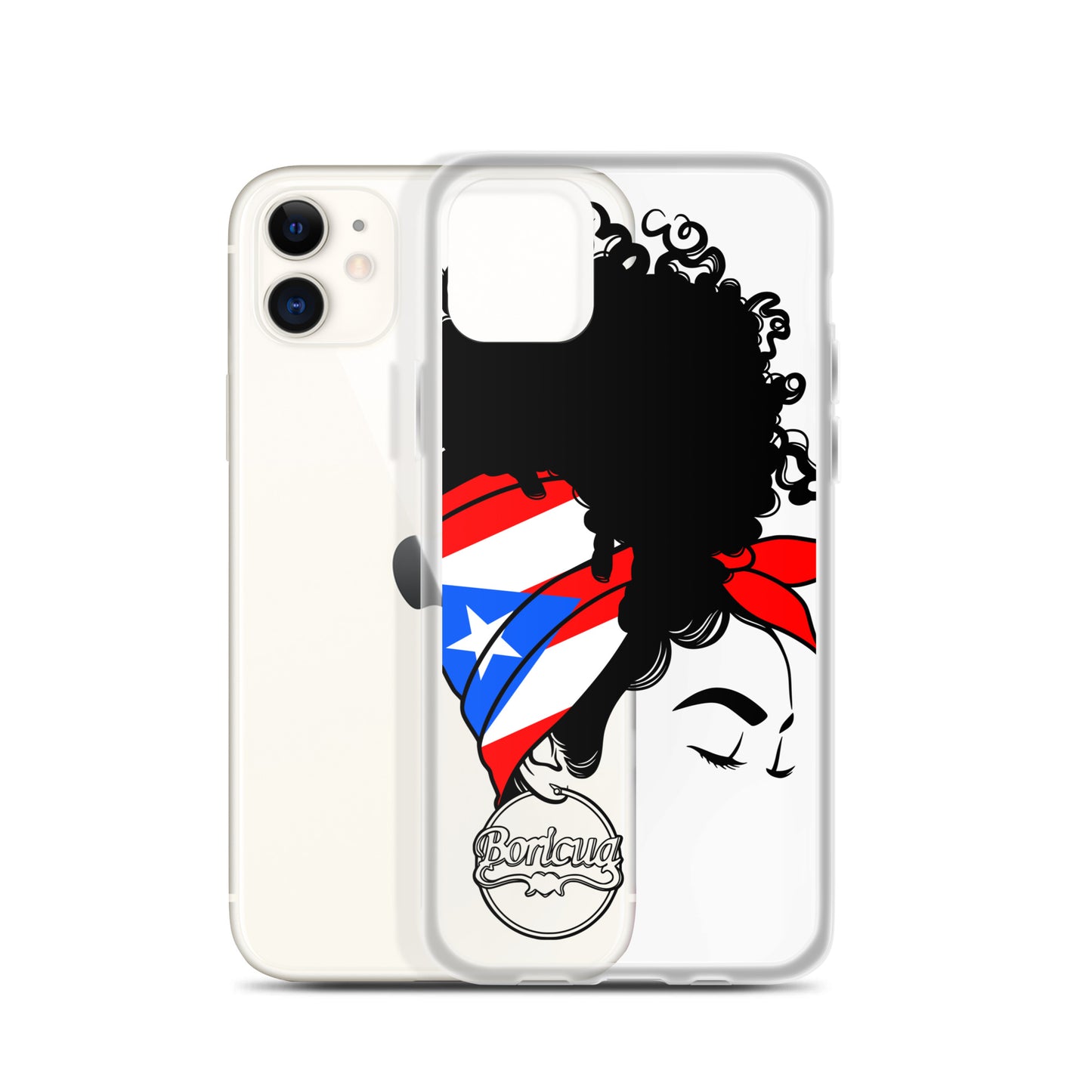 Clear Case for iPhone® Boricua