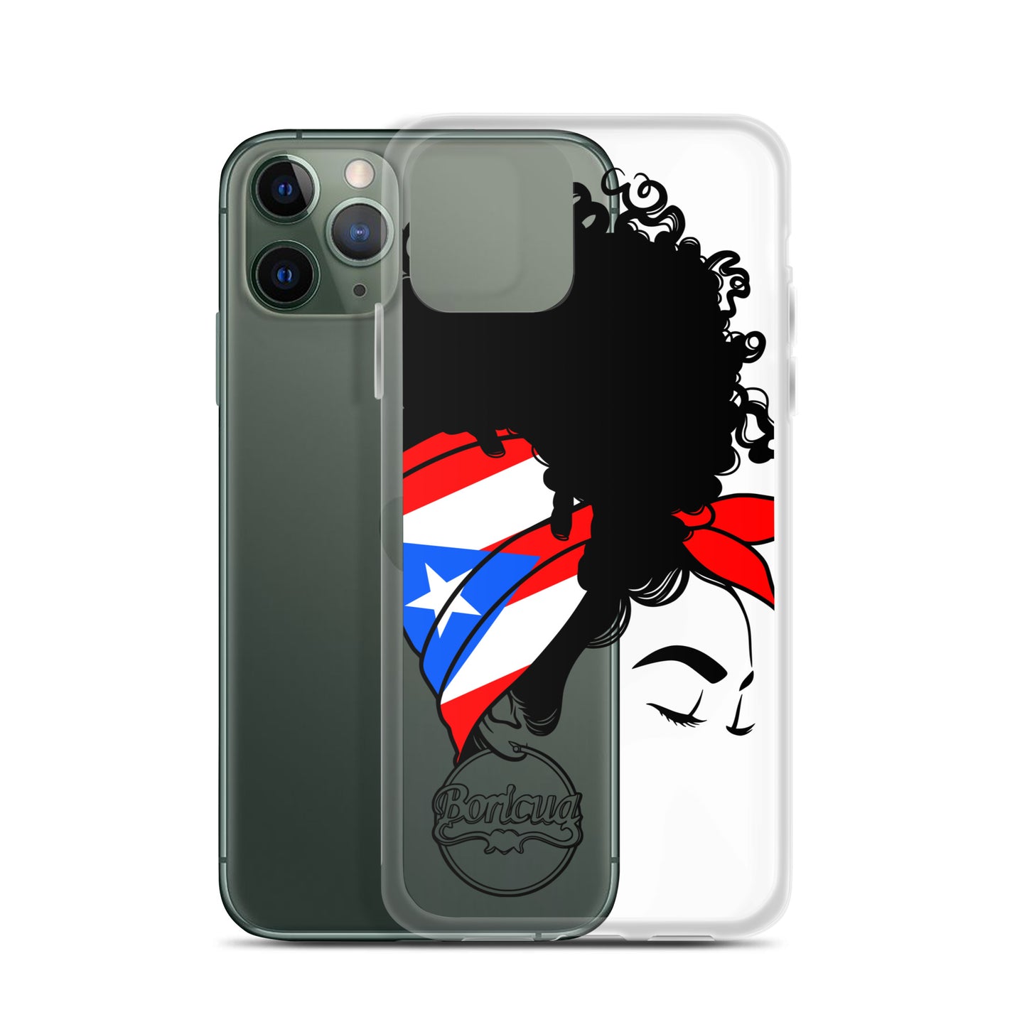 Clear Case for iPhone® Boricua