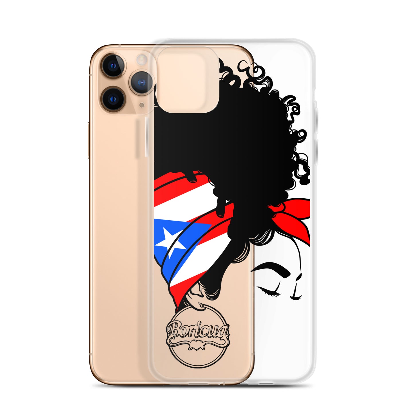 Clear Case for iPhone® Boricua