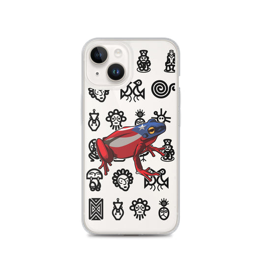 Clear Case for iPhone® Coqui and Taino