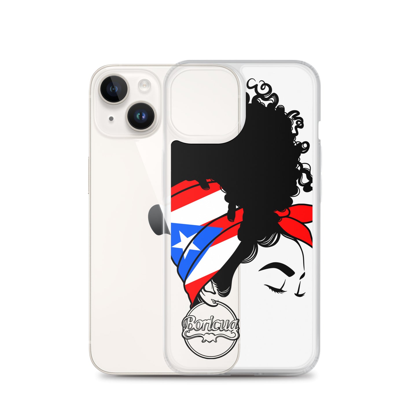 Clear Case for iPhone® Boricua