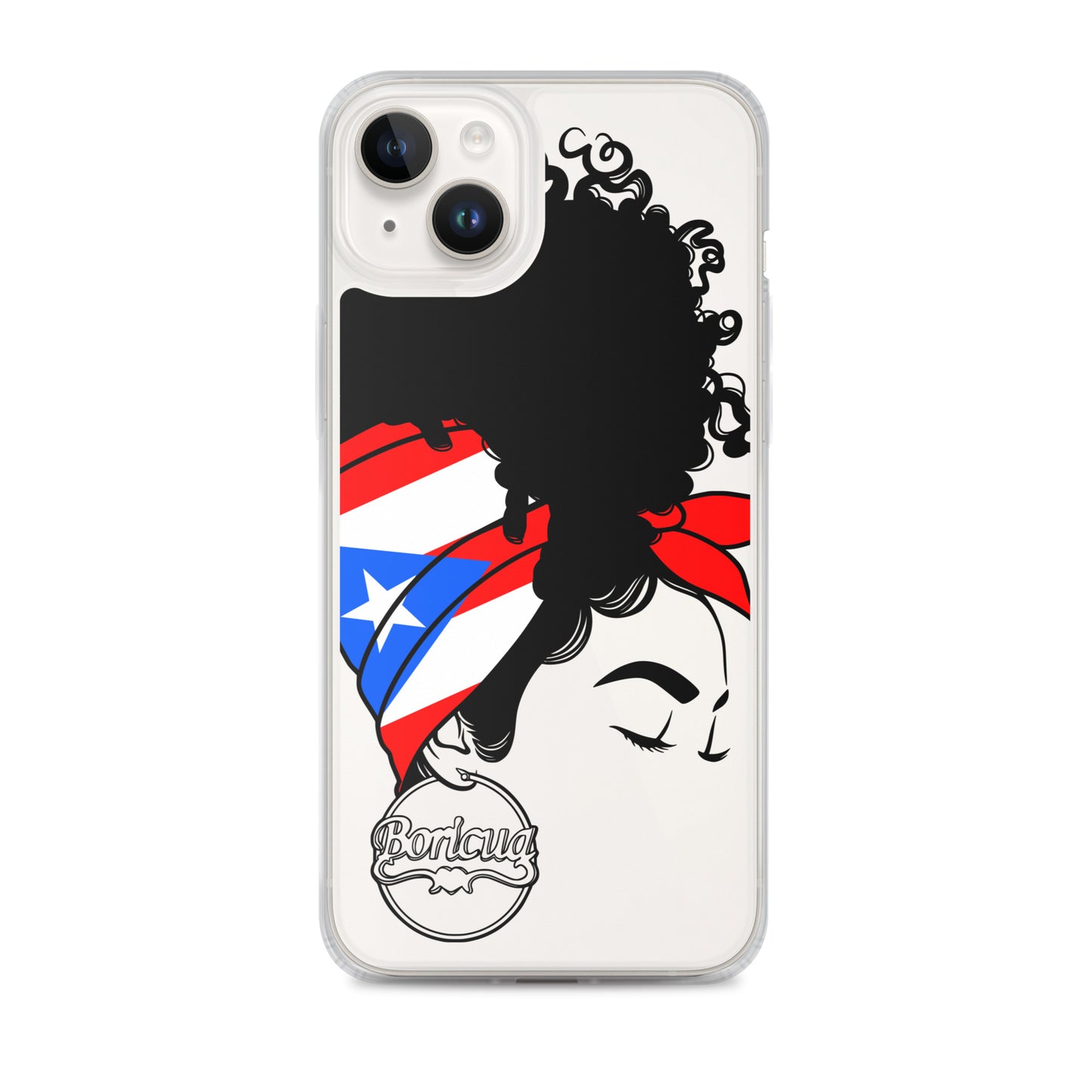 Clear Case for iPhone® Boricua