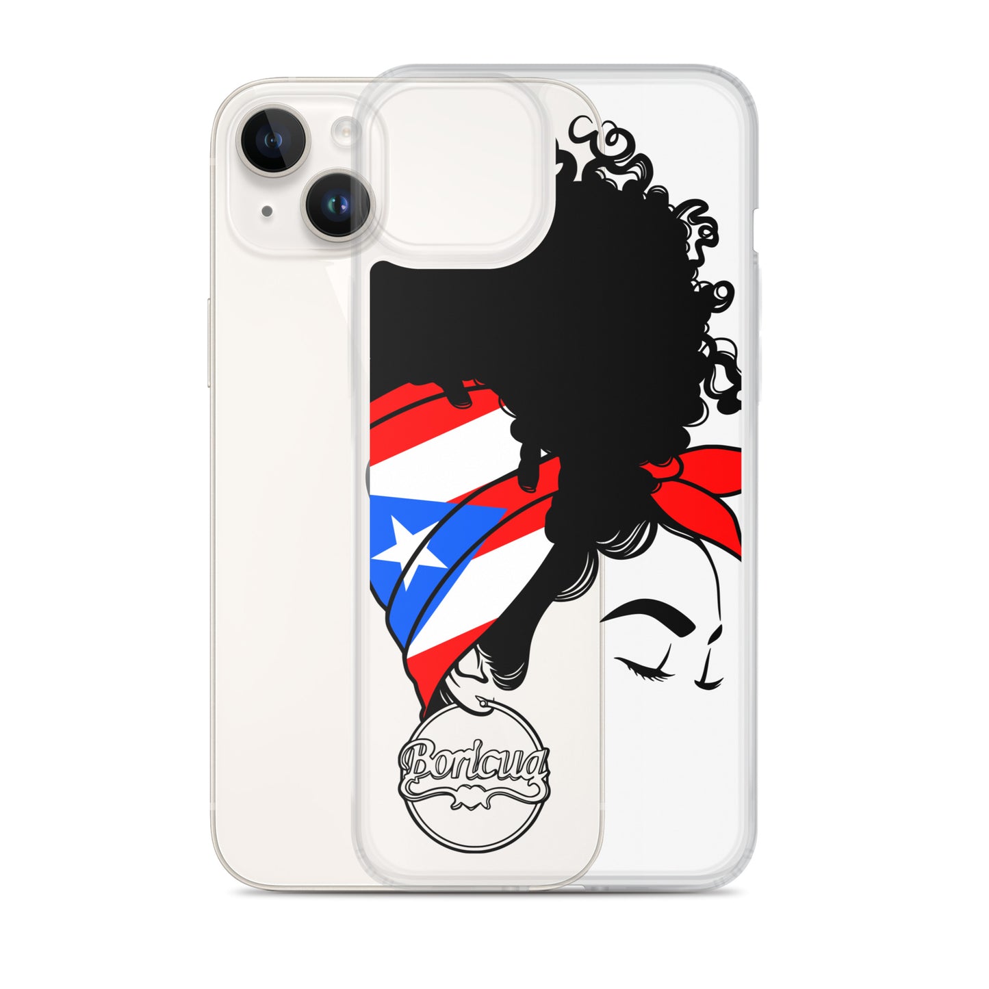 Clear Case for iPhone® Boricua