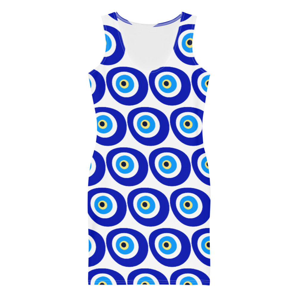 Sublimation Cut & Sew Dress- Evil Eye