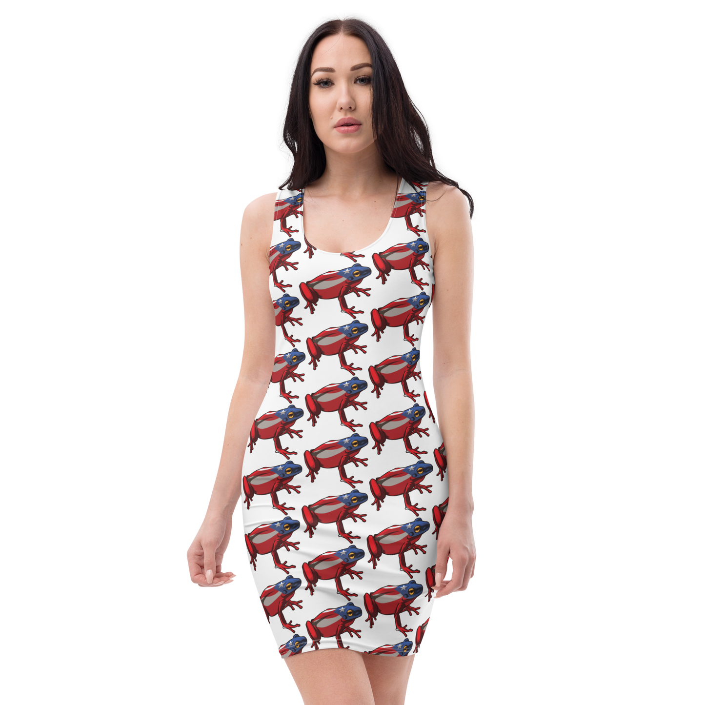 Sublimation Cut & Sew Dress- Puerto Rico Coqui