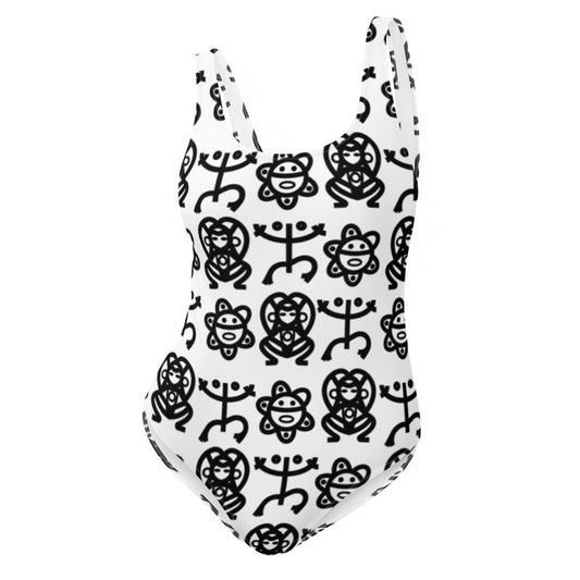 One-Piece Swimsuit- Taino Petroglyphs