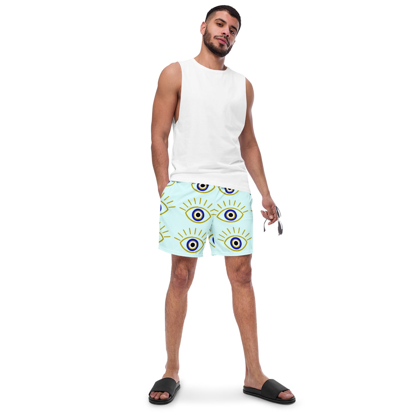 Men's swim trunks- Evil Eye