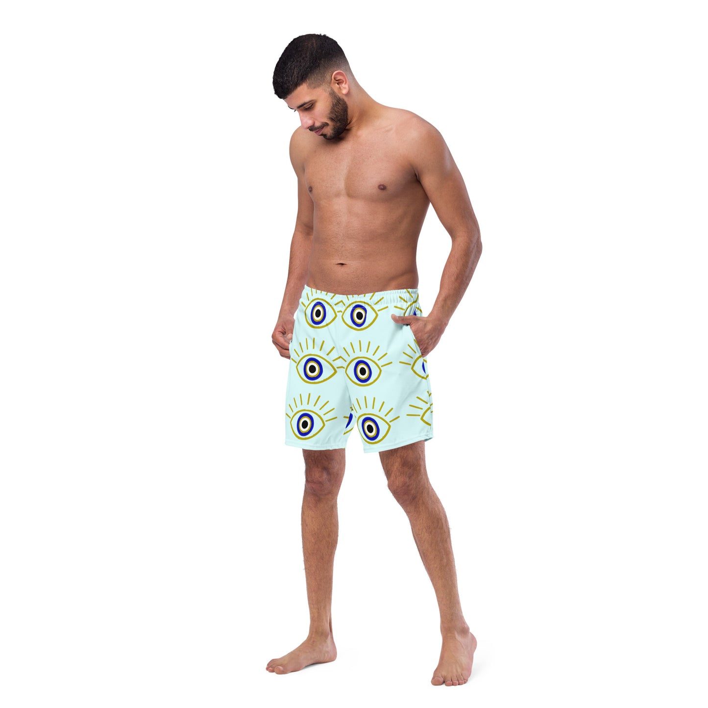 Men's swim trunks- Evil Eye