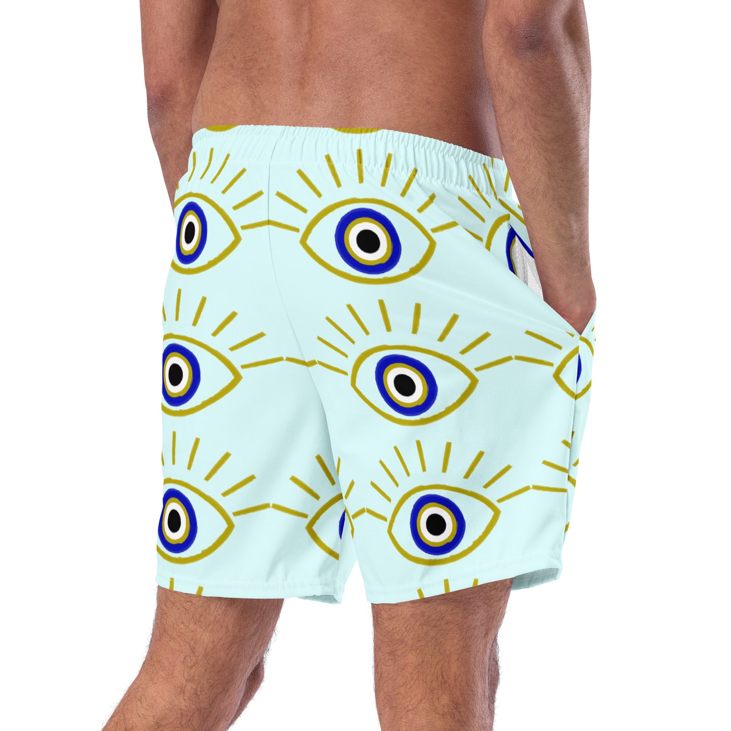 Men's swim trunks- Evil Eye