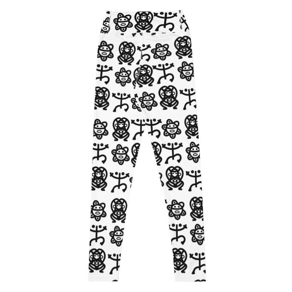 Yoga Leggings- Taino Petroglyphs