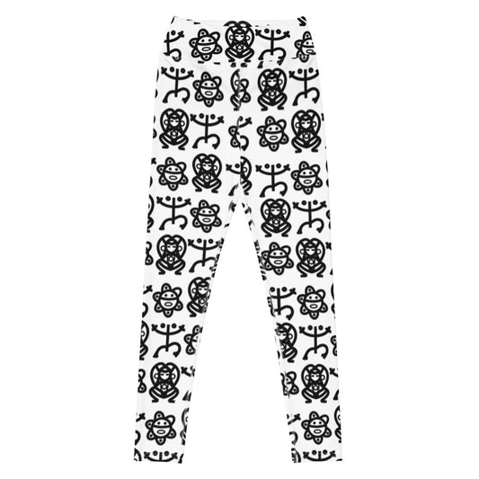 Yoga Leggings- Taino Petroglyphs