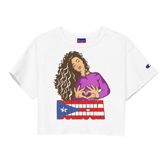 Champion crop top- Boricua