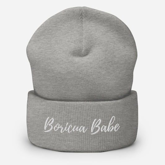 Cuffed Beanie- Boricua Babe