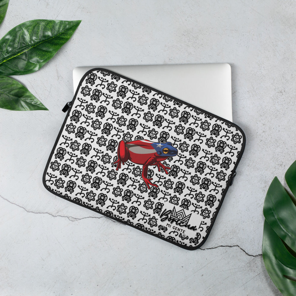 Laptop Sleeve-  Puerto Rican Coqui