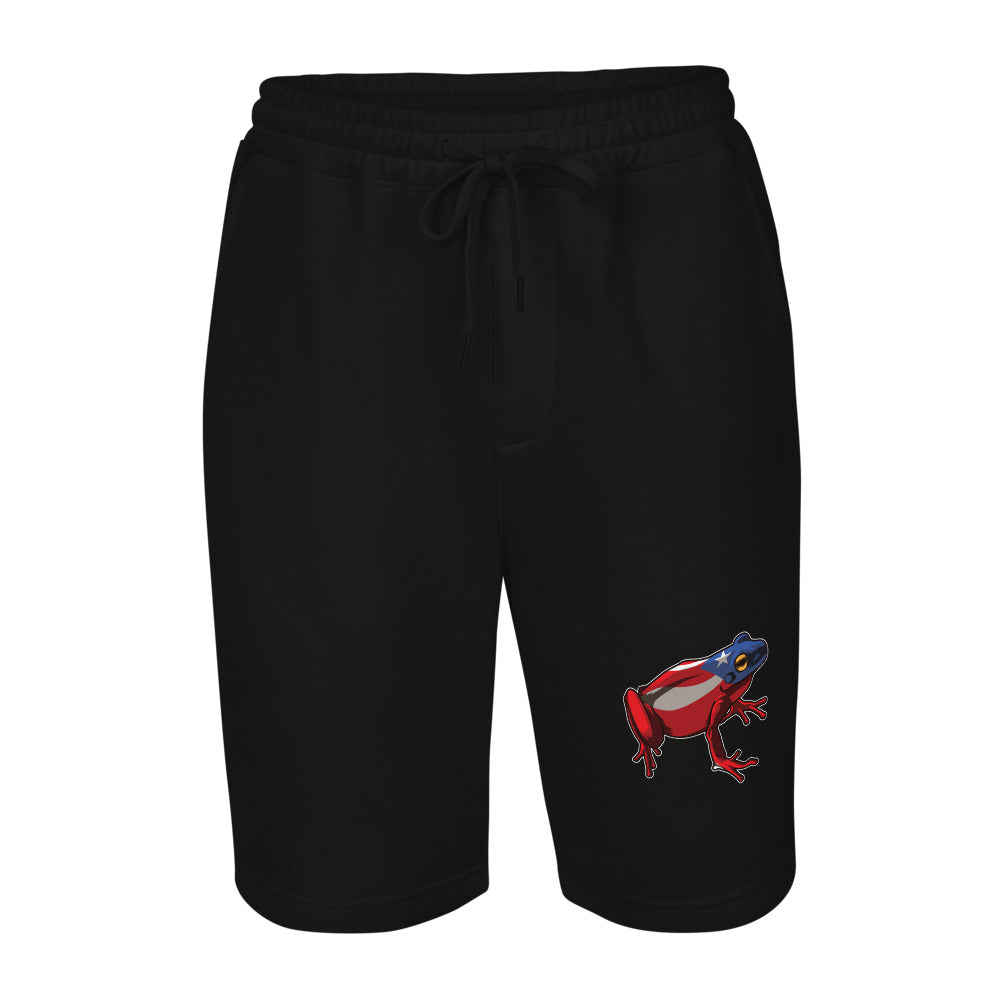 Men's fleece shorts- Puerto Rico Coqui