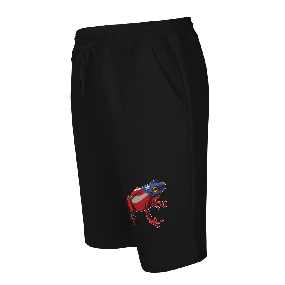 Men's fleece shorts- Puerto Rico Coqui