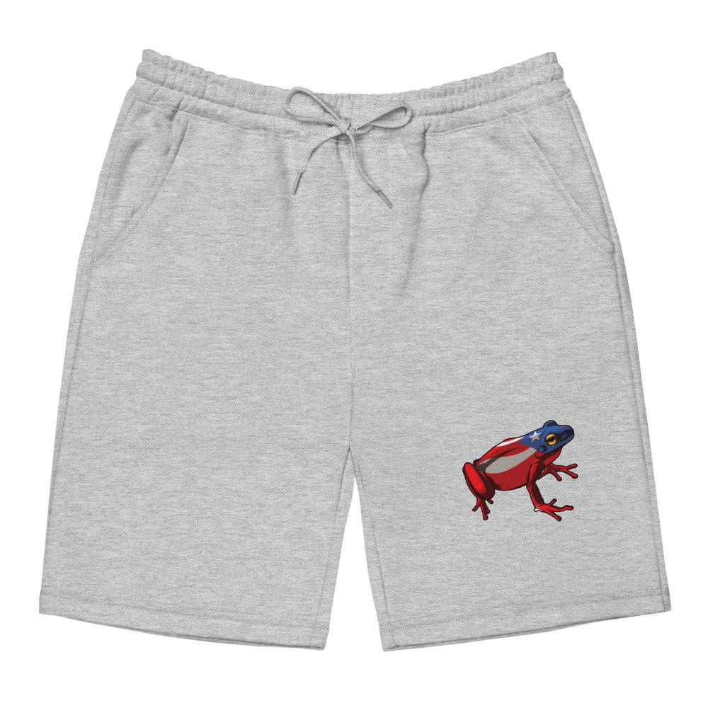 Men's fleece shorts- Puerto Rico Coqui