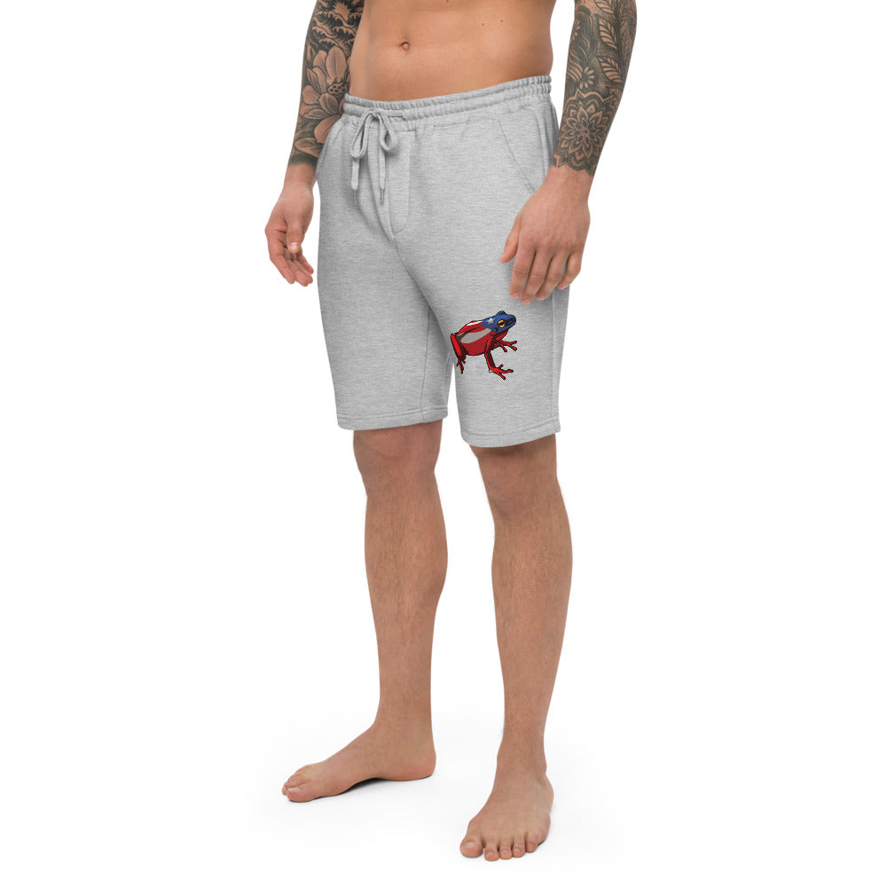 Men's fleece shorts- Puerto Rico Coqui