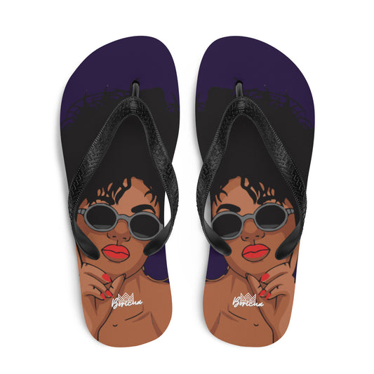 Flip-Flops- Queen Boricua