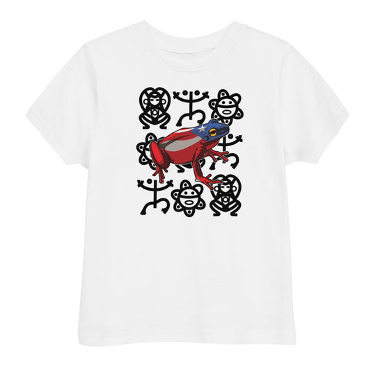 Toddler jersey t-shirt- Coqui con Taino