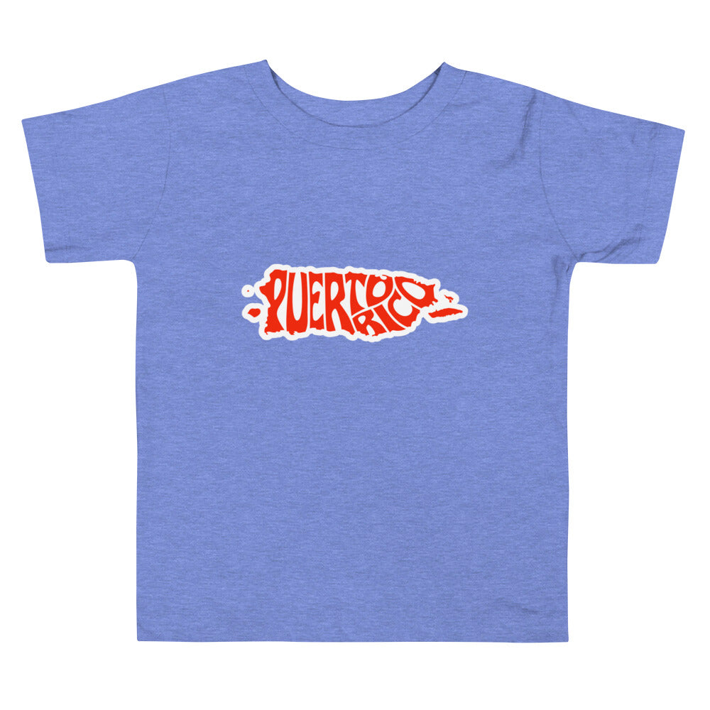 Toddler Short Sleeve Tee- Puerto Rico Island